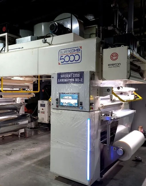 laminator with multi-layer coating capablities for flexible packaging production in chennai